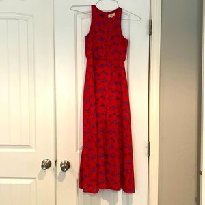 Red size 10 girls dress